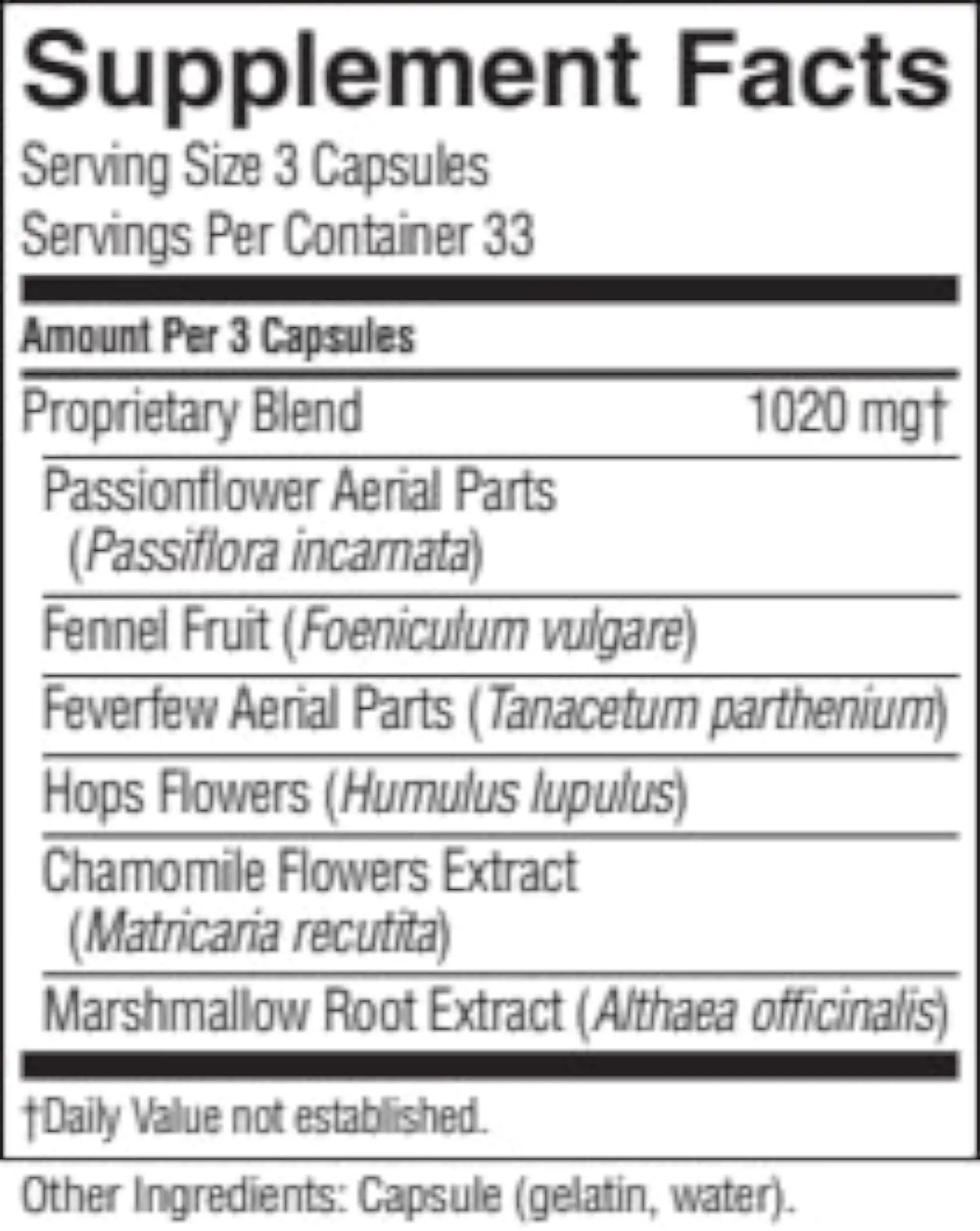 Nature's Sunshine Nervous System Supplement 68g packaging