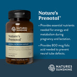 Nature's Sunshine Prenatal Vitamins 800mcg Folic Acid ingredients list