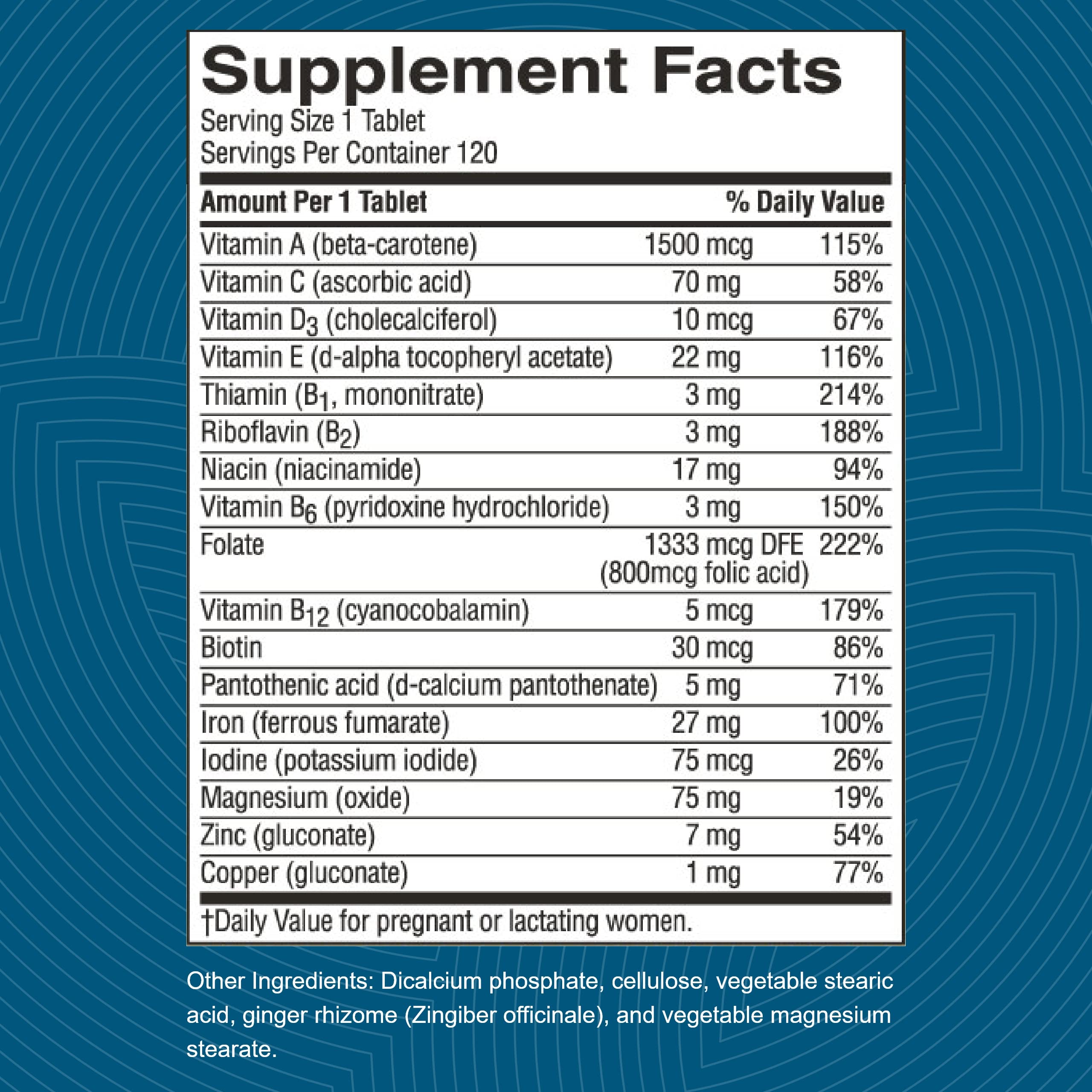 Nature's Sunshine Prenatal Vitamins 800mcg Folic Acid packaging