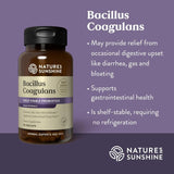 Nature's Sunshine Probiotic Acidophilus 59g back view with ingredient list