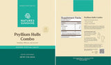 Nature's Sunshine Psyllium Hulls 331g back view with ingredients