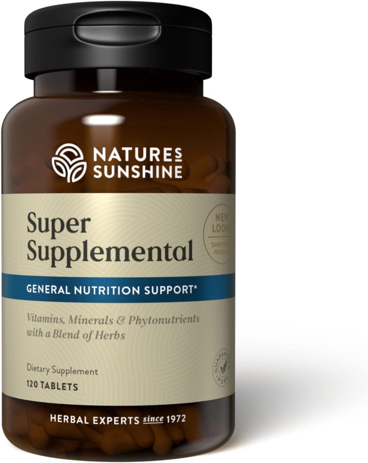 Nature's Sunshine Super Supplemental Multivitamin front view