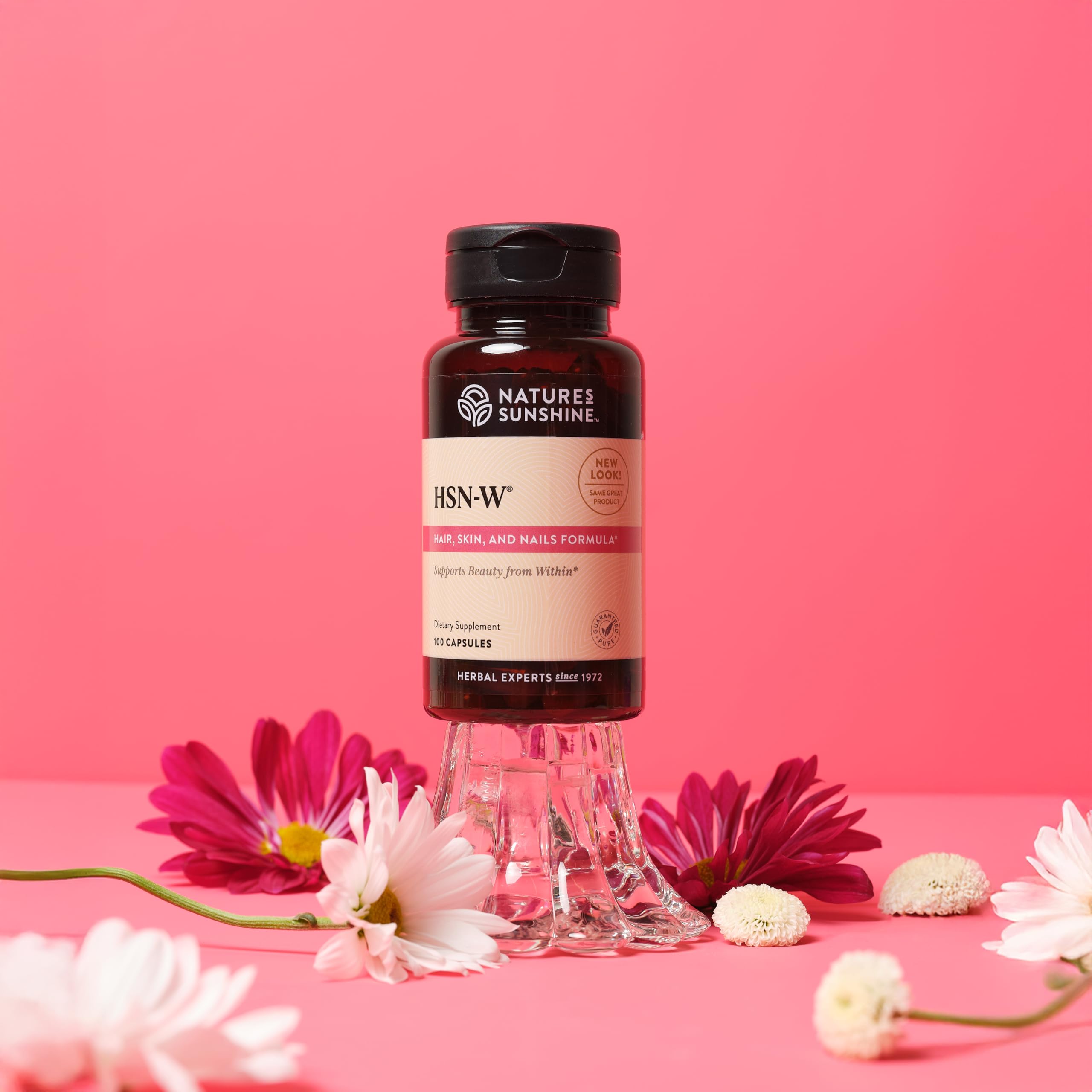 Nature's Sunshine supplement capsules close-up
