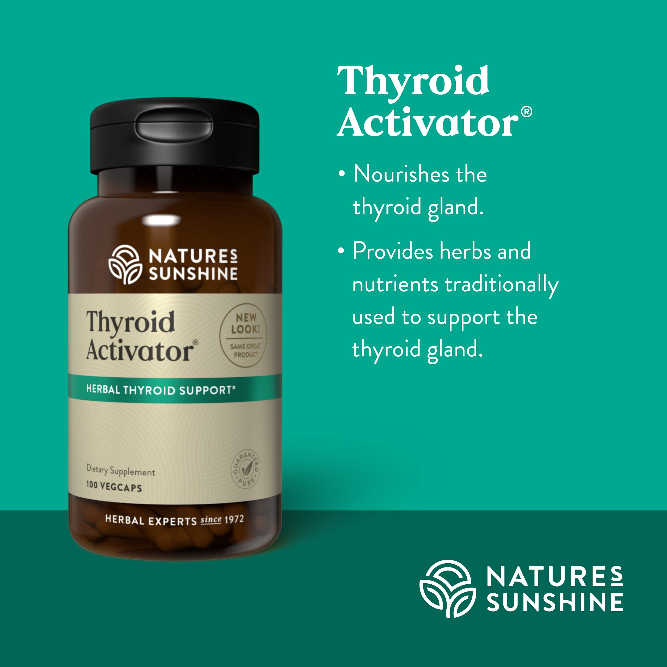 Nature's Sunshine Thyroid Extract 45g ingredients list
