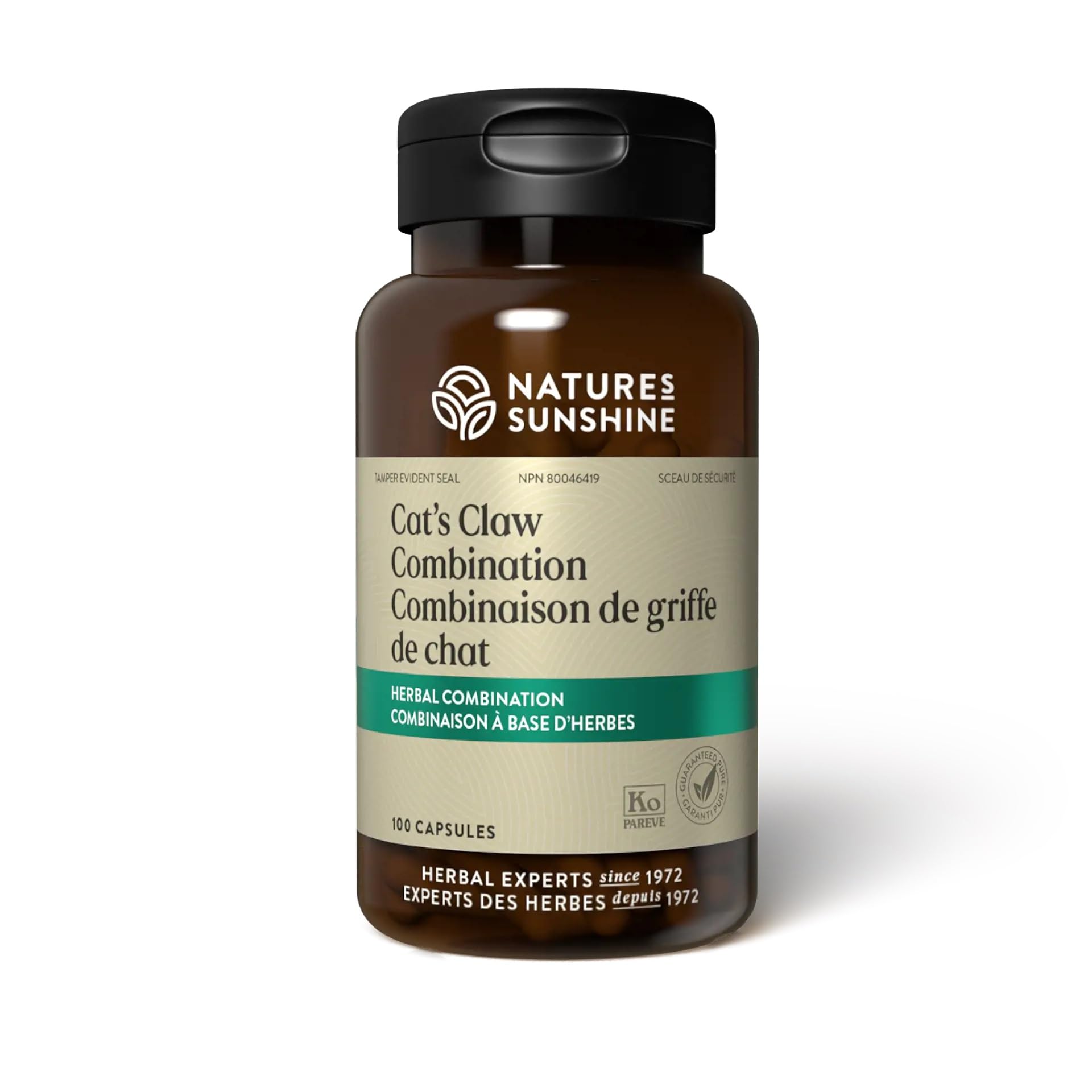 Nature's Sunshine Uña de Gato Herbal Supplement front view, 141g