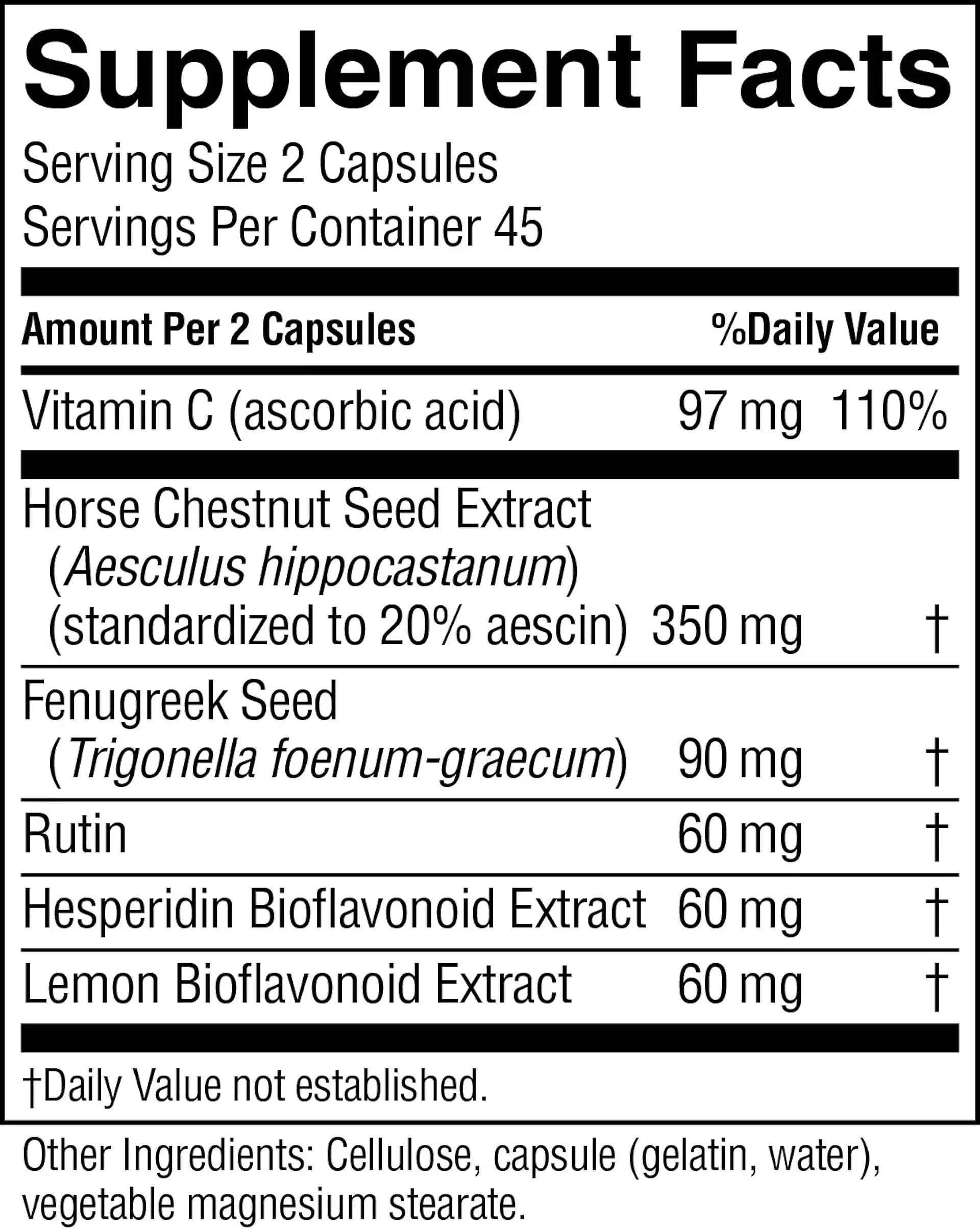 Nature's Sunshine Vari-Gone capsules in a hand