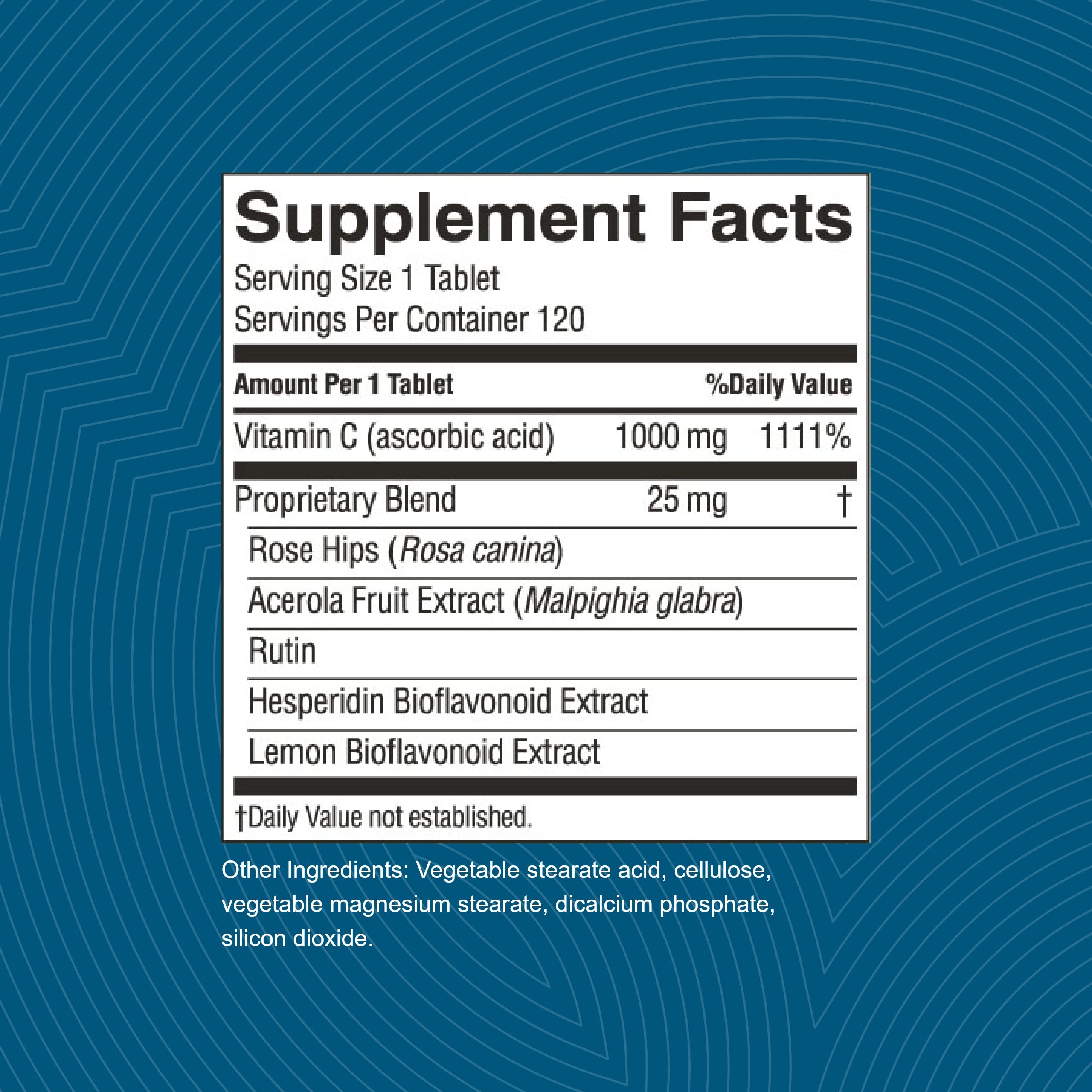 Nature's Sunshine Vitamin C 1000mg tablets packaging