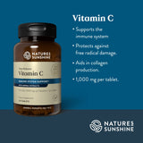 Nature's Sunshine Vitamin C 1000mg tablets with ingredients