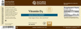 Nature's Sunshine Vitamin D3 100 mcg 120 tablets with measuring spoon