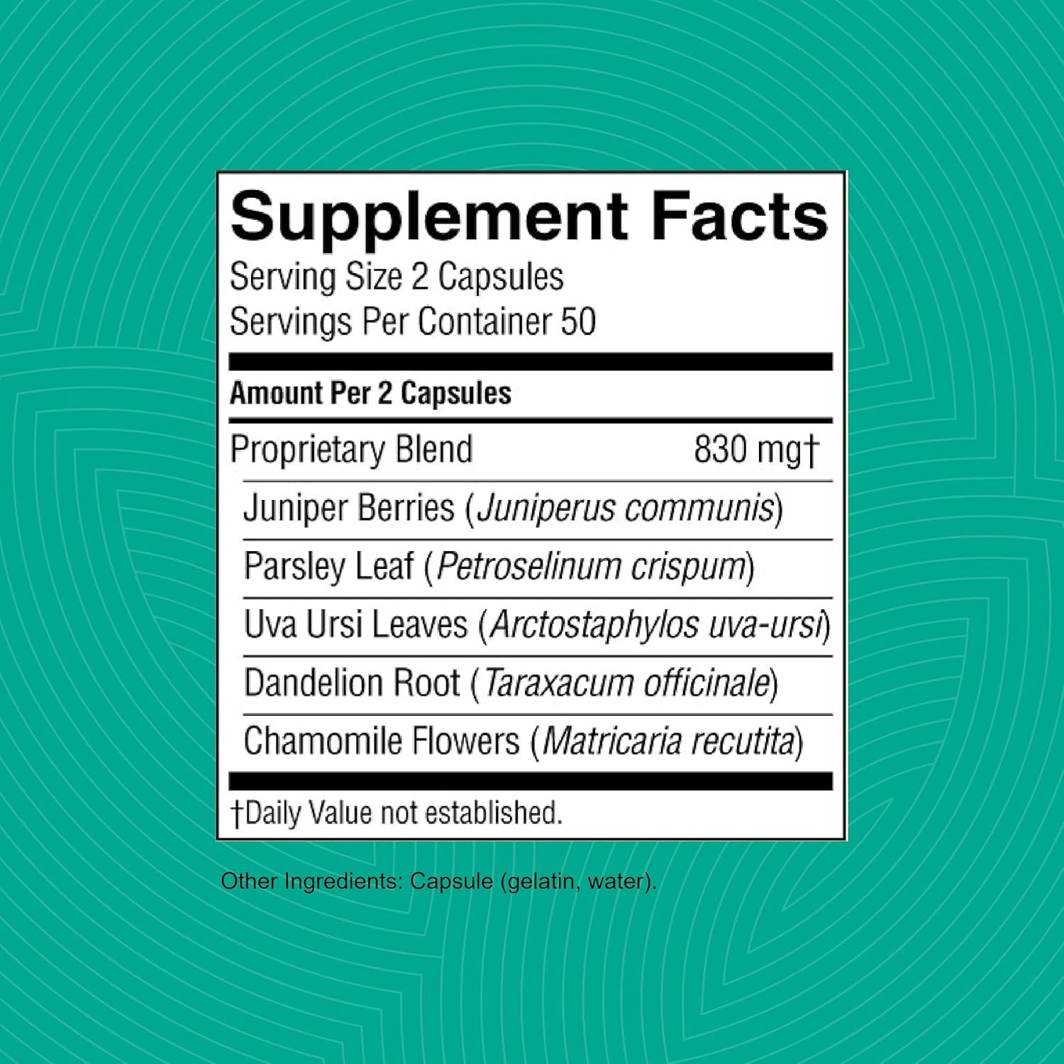 Nature's Sunshine Water Balance Supplement capsule
