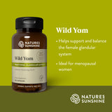 Nature's Sunshine Wild Yam Root Supplement capsule close-up
