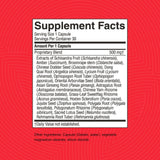 Nature's Sunshine Yang Xin ingredients list on packaging