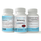 Nature's Trove Melatonin 1mg Cherry Chewable Tablets packaging