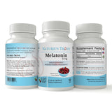 Nature's Trove Melatonin 5mg Cherry Chewable Tablets packaging