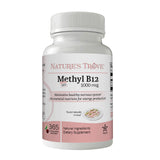 Nature's Trove Vitamin B12 Methylcobalamin 1000mcg chewable tablets front view