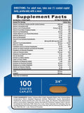 Nature's Truth ABC Complete Men's 50+ Multivitamin back view