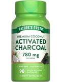 Nature's Truth Activated Charcoal Capsules front view