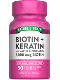 Nature's Truth Alpha Lipoic Acid supplement front view with capsule bottle