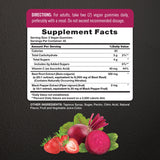Nature's Truth Beet Root Extract Vegan Gummies packaging