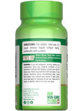 Nature's Truth Biotin 10,000 mcg softgel with a measuring spoon