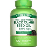 Nature's Truth Black Cumin Seed Oil Softgels front view
