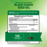 Nature's Truth Black Cumin Seed Oil Softgels side view