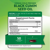 Nature's Truth Black Seed Oil 2000mg capsule side view