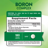 Nature's Truth Boron Complex 6mg Vegan Tablets side view