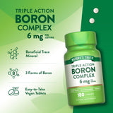 Nature's Truth Boron Complex 6mg Vegan Tablets tablets close-up