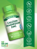 Nature's Truth Calcium Magnesium Zinc Supplement bottle with caplets