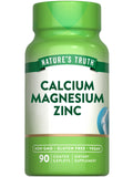 Nature's Truth Calcium Magnesium Zinc Supplement front view
