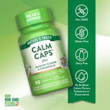 Nature's Truth Calm Caps close-up of vegan capsules