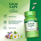 Nature's Truth Calm Caps on a wooden surface