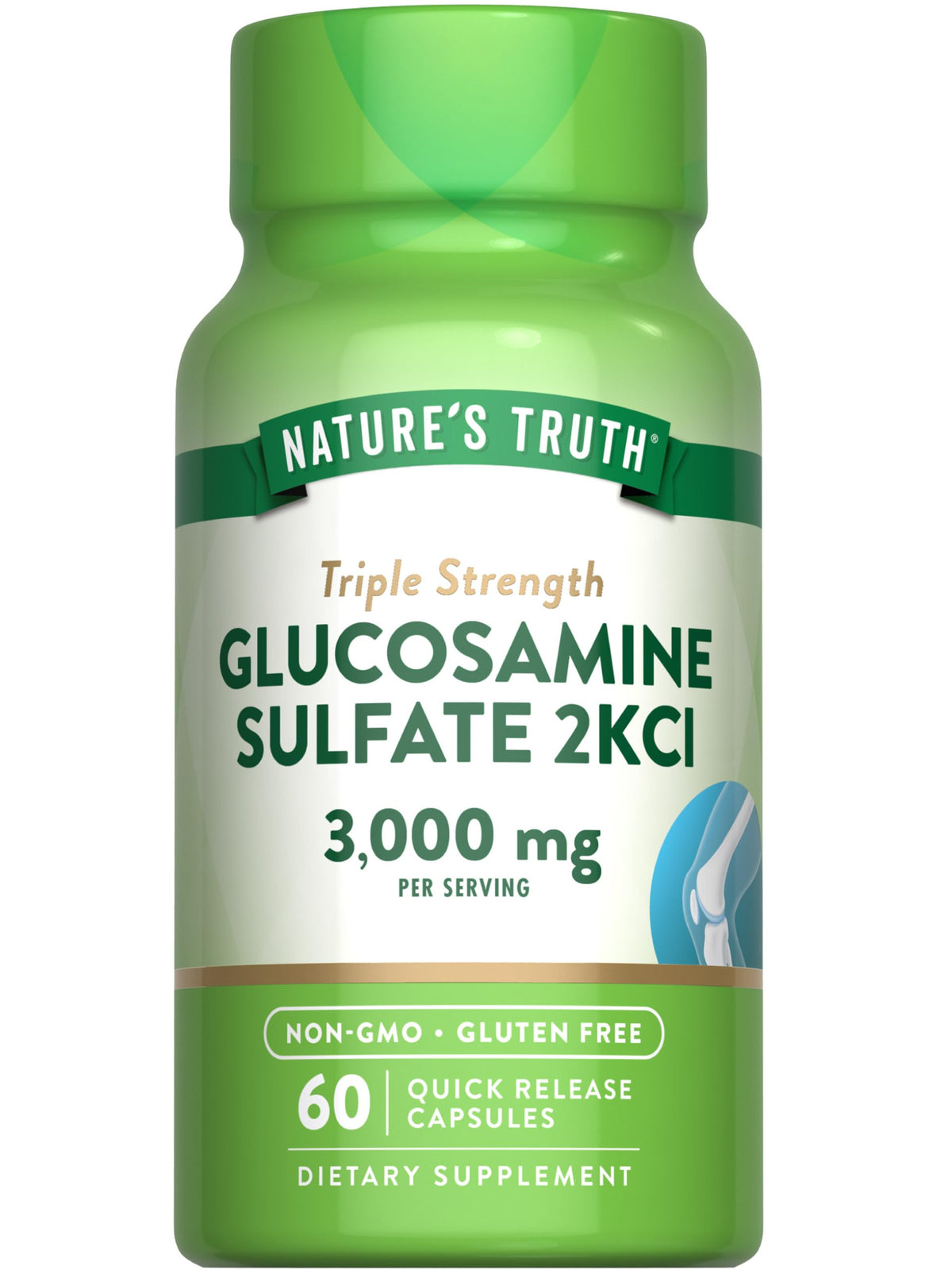 Nature's Truth Chondroitin supplement capsules front view