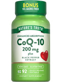 Nature's Truth Coenzyme Q10 200mg softgel front view