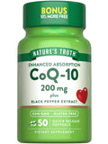 Nature's Truth CoQ10 200mg softgels front view