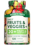 Nature's Truth Daily Fruits & Veggies supplement front view with packaging