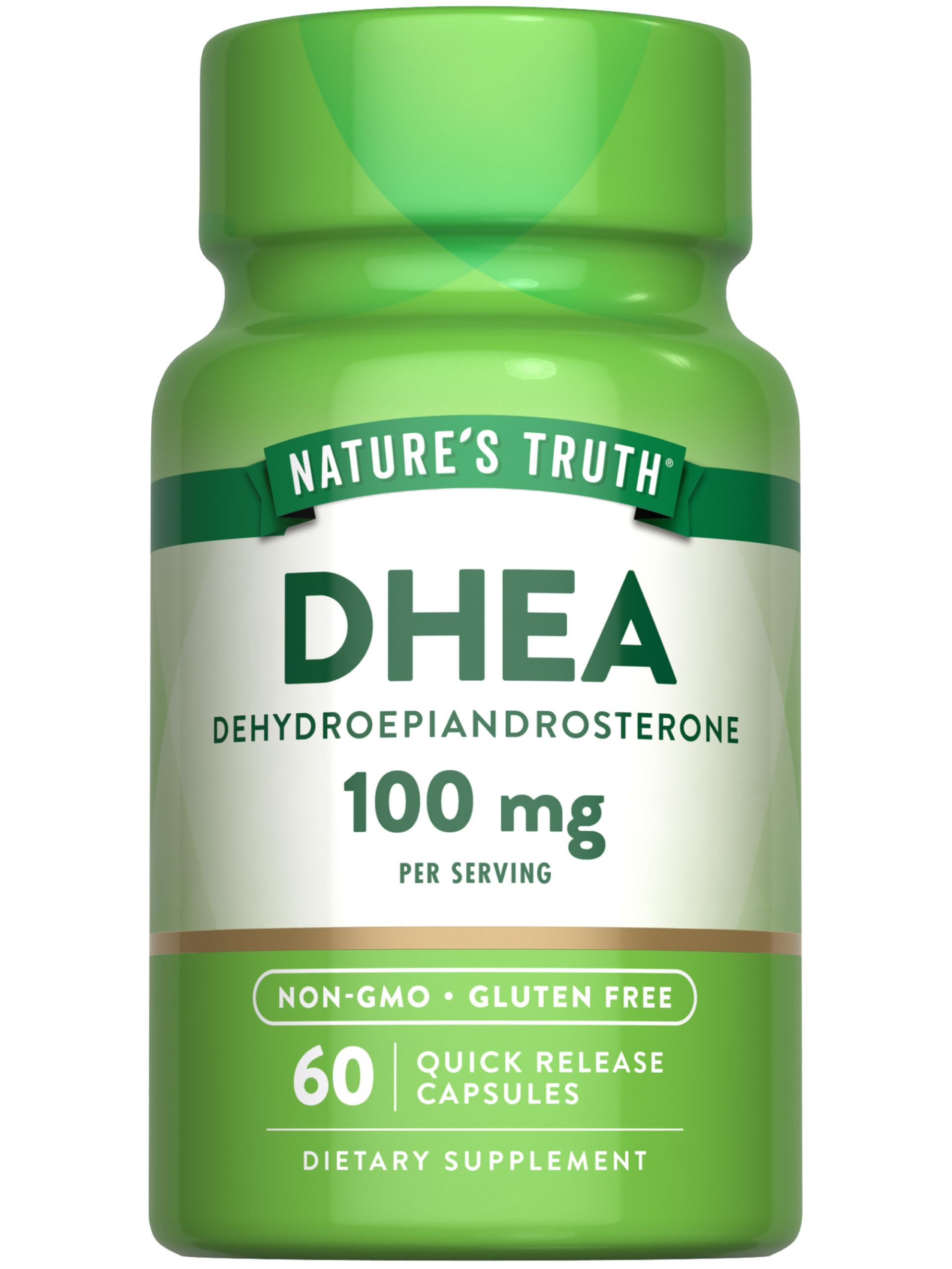 Nature's Truth DHEA 100mg Capsules front view