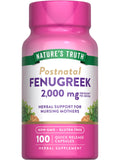 Nature's Truth Fenugreek Capsules front view with packaging