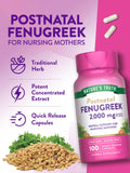 Nature's Truth Fenugreek Capsules on a wooden surface
