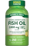 Nature's Truth Fish Oil 2000mg softgel bottle front view