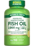 Nature's Truth Fish Oil 2000mg softgels front view