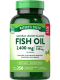 Nature's Truth Fish Oil Softgels front view packaging
