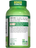 Nature's Truth Fish Oil softgels on a wooden table