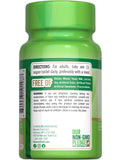 Nature's Truth Folic Acid Supplement 50g on a wooden table