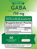Nature's Truth GABA Quick Release Capsules side view