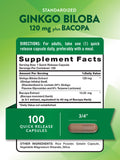 Nature's Truth Ginkgo Biloba Extract side view of packaging