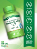 Nature's Truth Glucosamine Chondroitin supplement caplet close-up