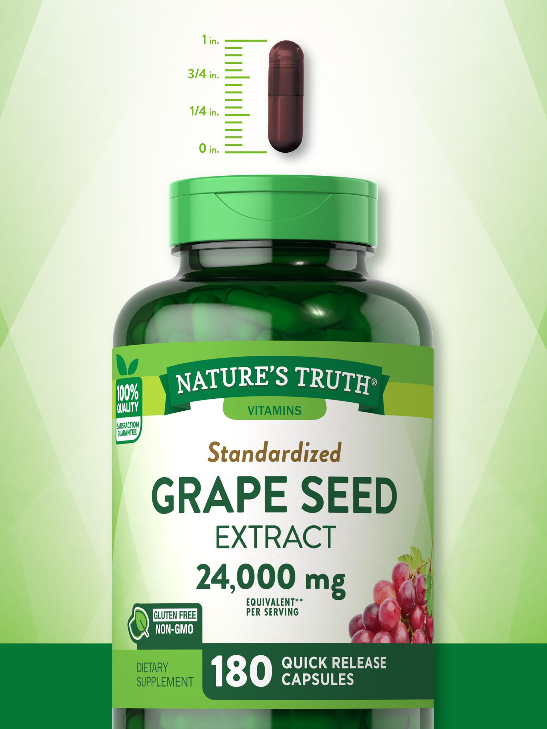 Nature's Truth Grape Seed Extract ingredients list