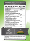 Nature's Truth Horny Goat Weed Supplement back view with ingredient list